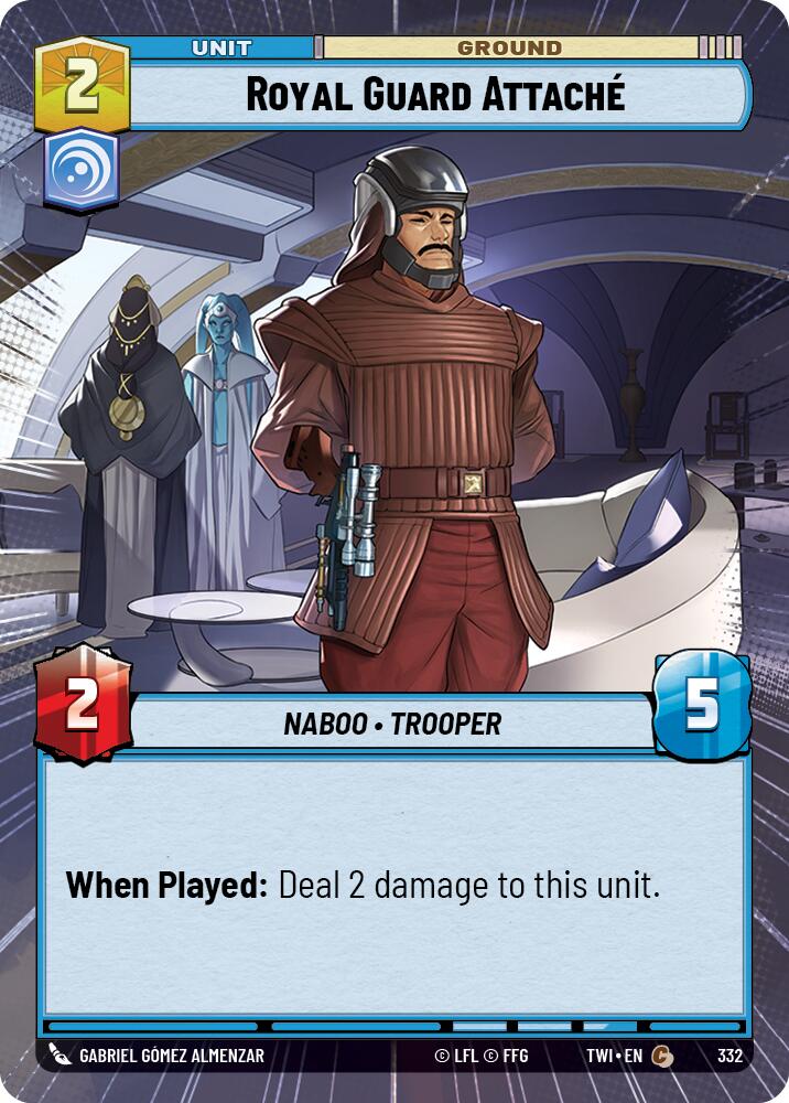 Royal Guard Attache (332) (Hyperspace) (332) [Twilight of the Republic] | Shuffle n Cut Hobbies & Games