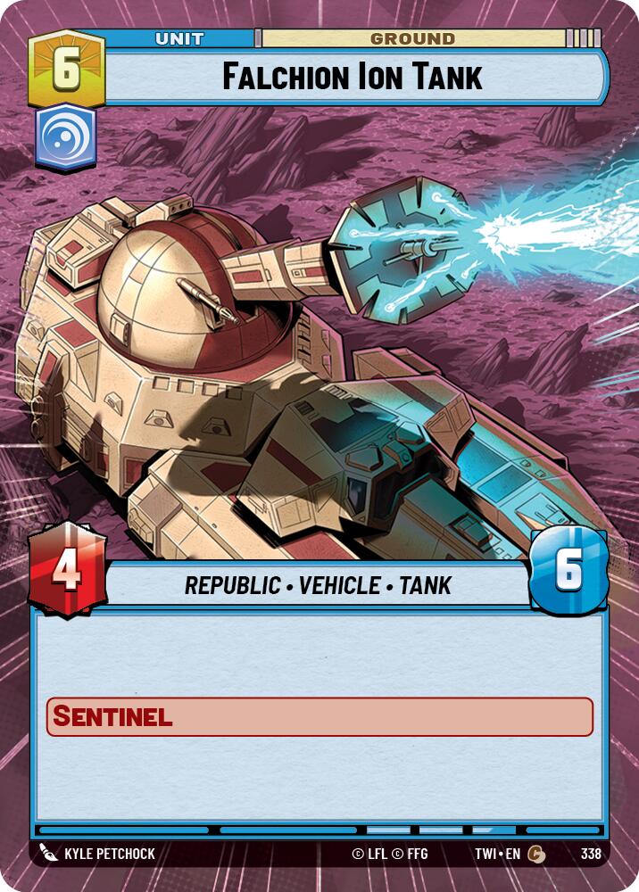 Falchion Ion Tank (338) (Hyperspace) (338) [Twilight of the Republic] | Shuffle n Cut Hobbies & Games