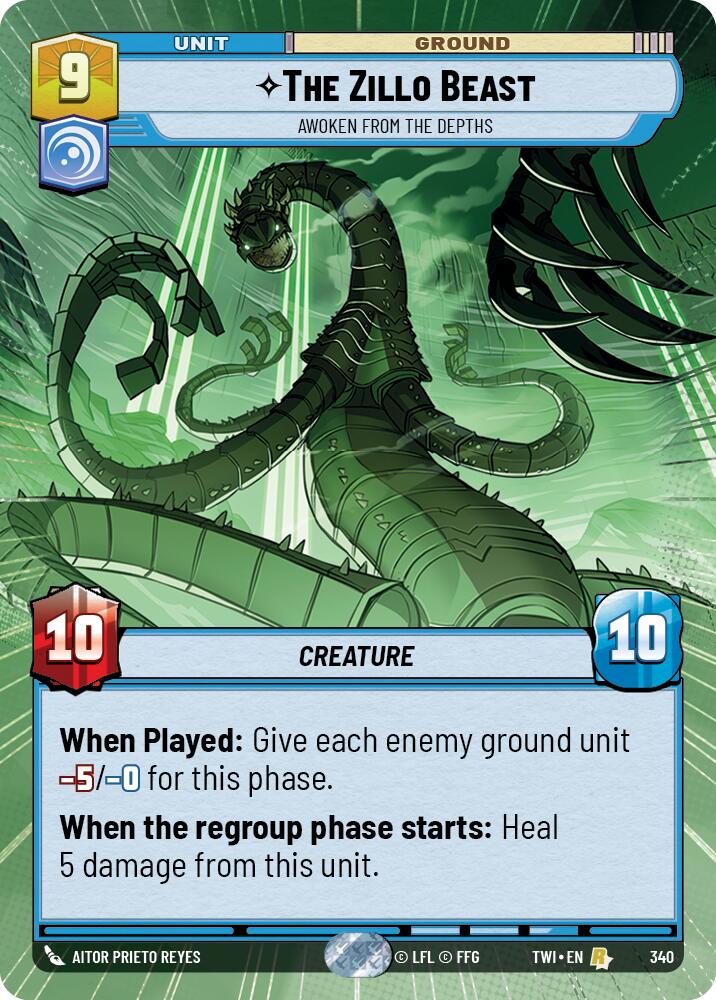 The Zillo Beast - Awoken From The Depths (340) (Hyperspace) (340) [Twilight of the Republic] | Shuffle n Cut Hobbies & Games