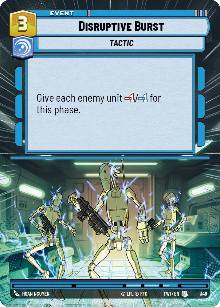 Disruptive Burst (348) (Hyperspace) (348) [Twilight of the Republic] | Shuffle n Cut Hobbies & Games