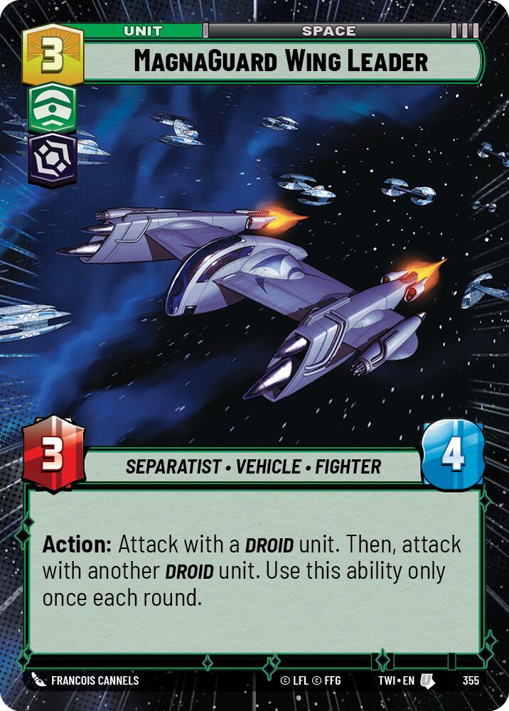 MagnaGuard Wing Leader (355) (Hyperspace) (355) [Twilight of the Republic] | Shuffle n Cut Hobbies & Games