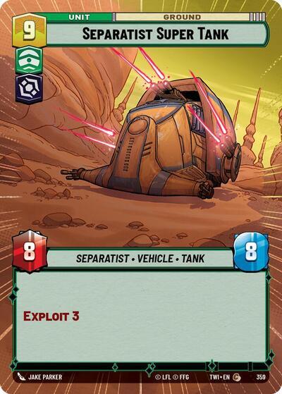 Separatist Super Tank (359) (Hyperspace) (359) [Twilight of the Republic] | Shuffle n Cut Hobbies & Games