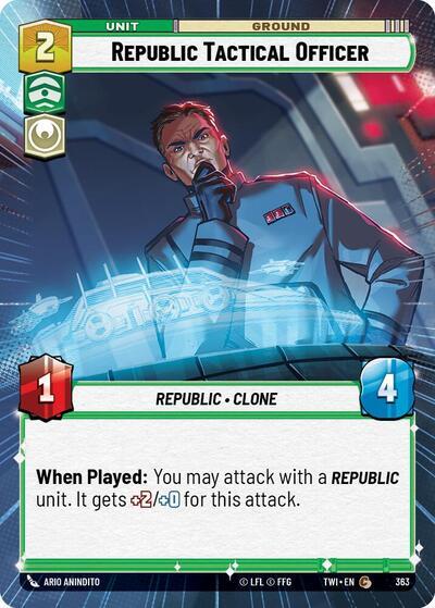 Republic Tactical Officer (363) (Hyperspace) (363) [Twilight of the Republic] | Shuffle n Cut Hobbies & Games