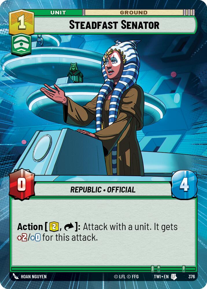 Steadfast Senator (376) (Hyperspace) (376) [Twilight of the Republic] | Shuffle n Cut Hobbies & Games