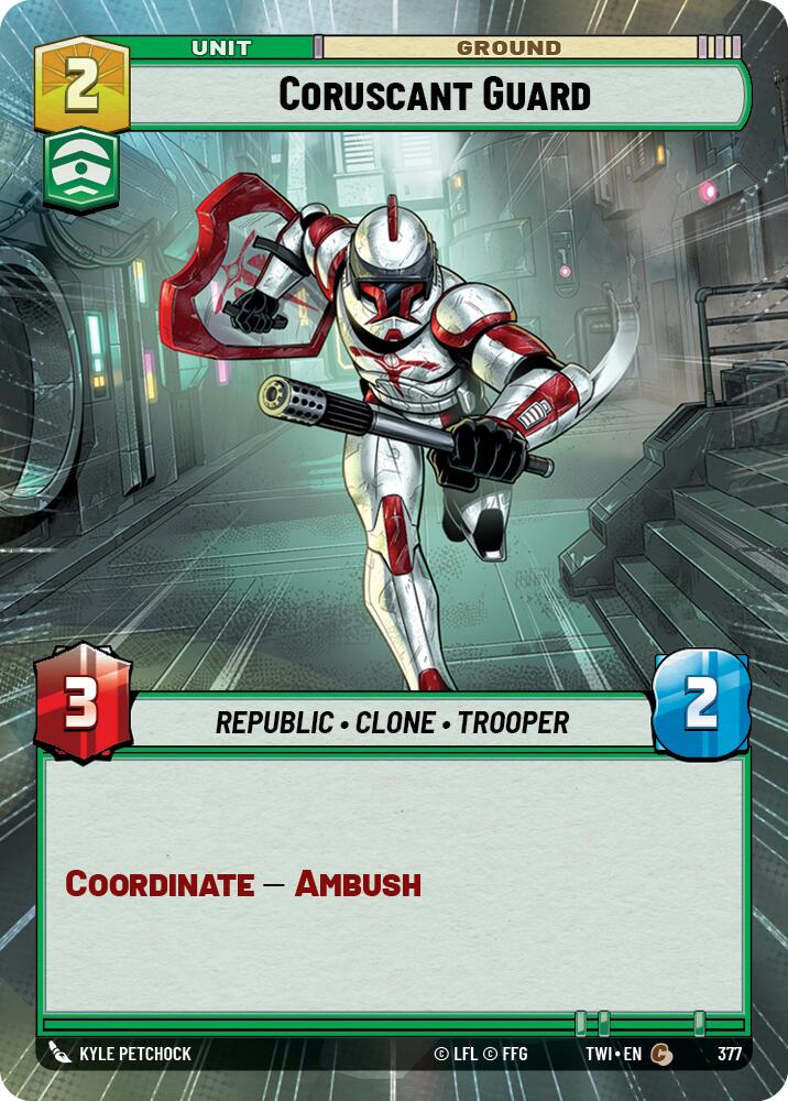 Coruscant Guard (377) (Hyperspace) (377) [Twilight of the Republic] | Shuffle n Cut Hobbies & Games