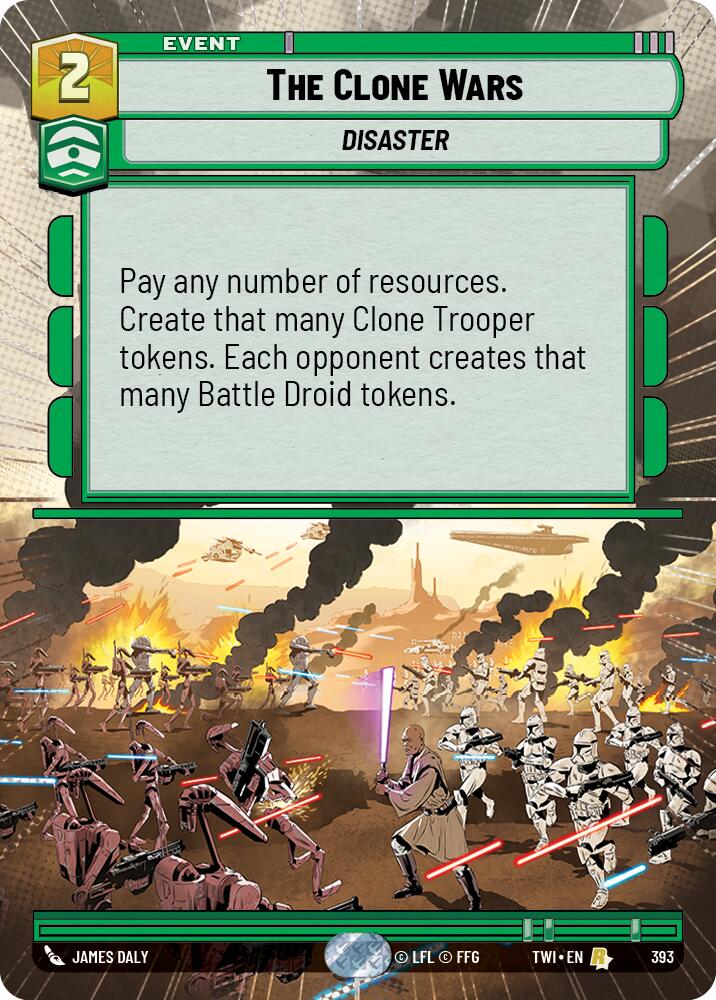 The Clone Wars (393) (Hyperspace) (393) [Twilight of the Republic] | Shuffle n Cut Hobbies & Games