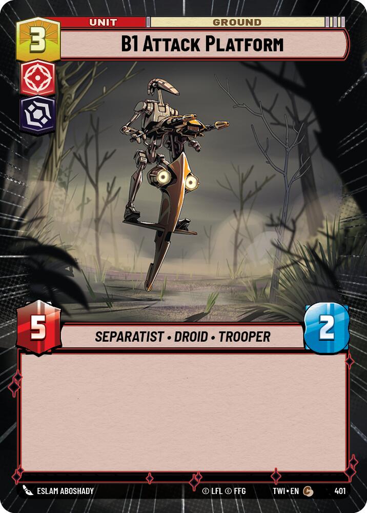 B1 Attack Platform (401) (Hyperspace) (401) [Twilight of the Republic] | Shuffle n Cut Hobbies & Games