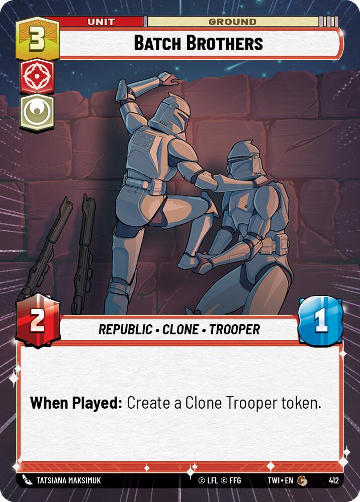 Batch Brothers (412) (Hyperspace) (412) [Twilight of the Republic] | Shuffle n Cut Hobbies & Games