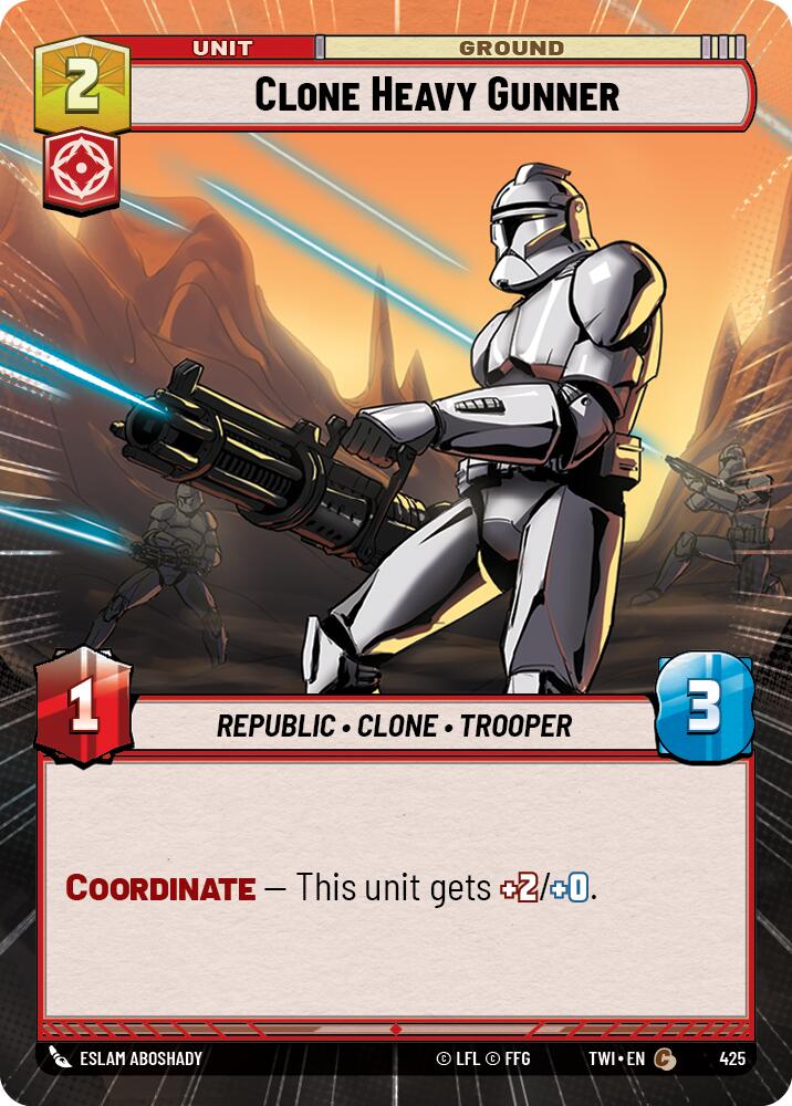Clone Heavy Gunner (425) (Hyperspace) (425) [Twilight of the Republic] | Shuffle n Cut Hobbies & Games