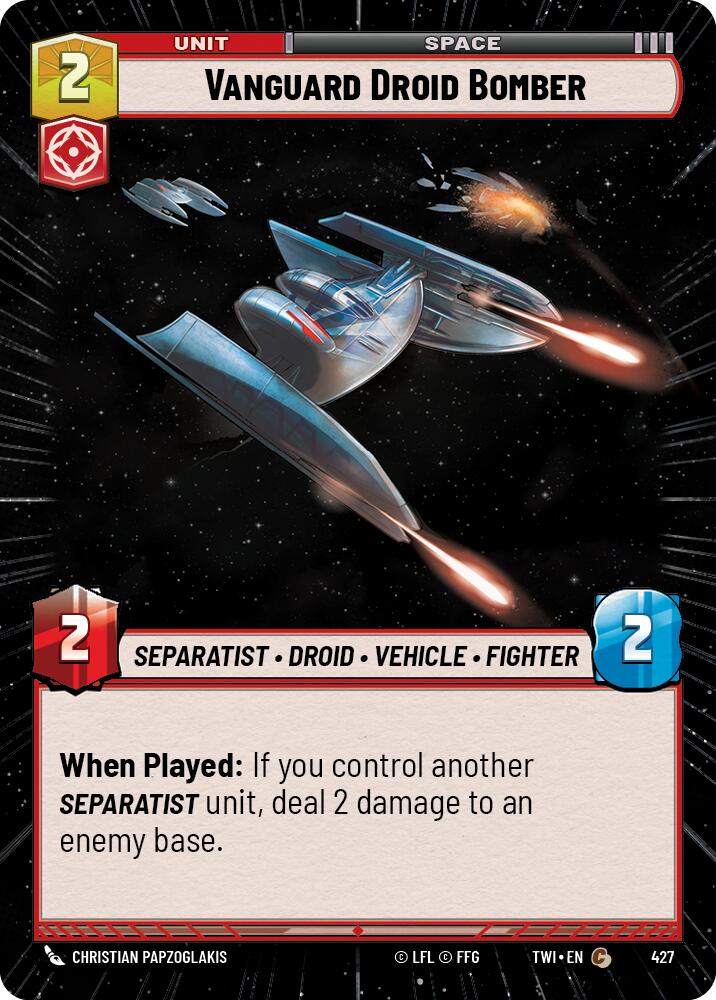 Vanguard Droid Bomber (427) (Hyperspace) (427) [Twilight of the Republic] | Shuffle n Cut Hobbies & Games