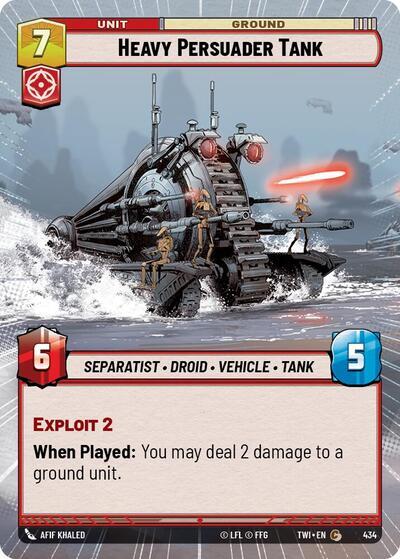 Heavy Persuader Tank (434) (Hyperspace) (434) [Twilight of the Republic] | Shuffle n Cut Hobbies & Games