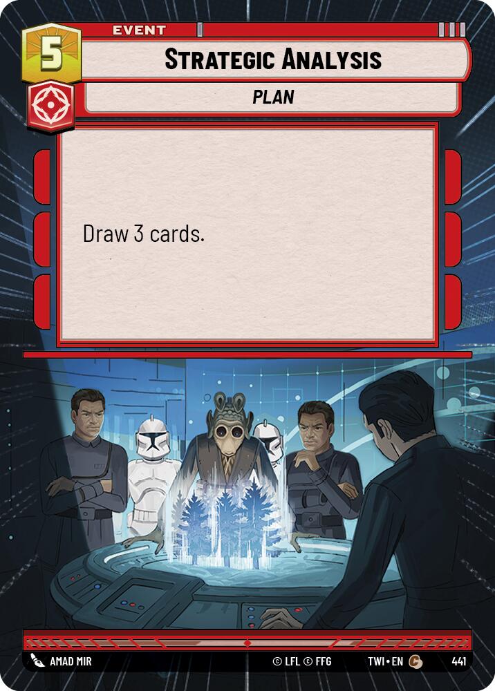 Strategic Analysis (441) (Hyperspace) (441) [Twilight of the Republic] | Shuffle n Cut Hobbies & Games