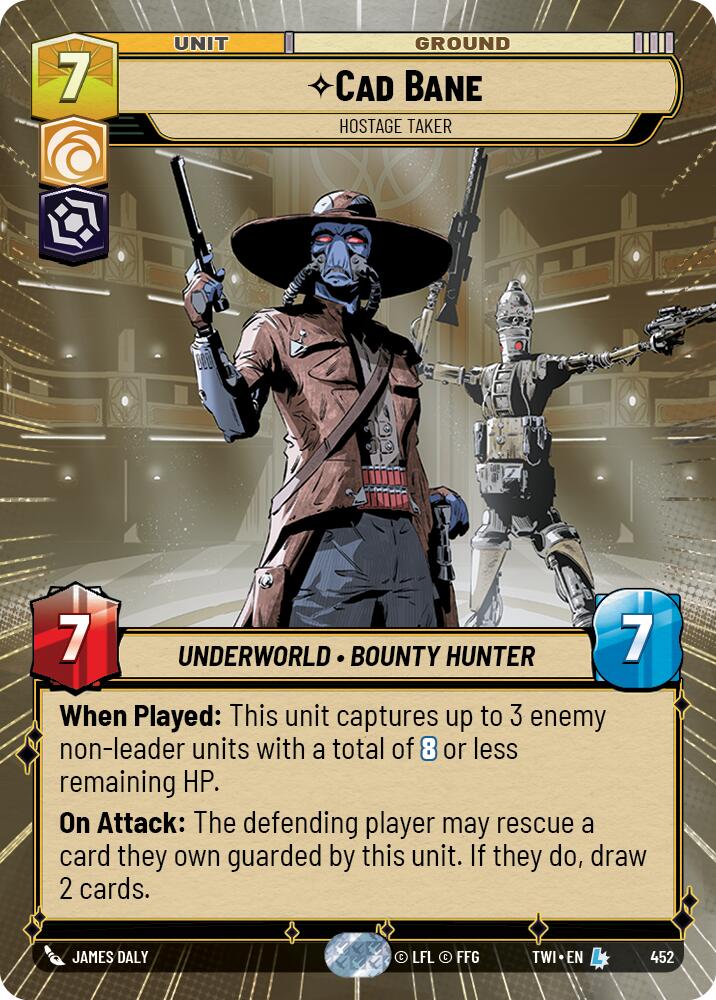 Cad Bane - Hostage Taker (452) (Hyperspace) (452) [Twilight of the Republic] | Shuffle n Cut Hobbies & Games