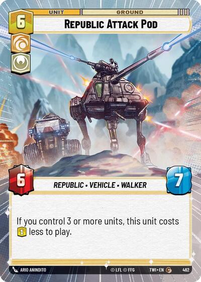 Republic Attack Pod (462) (Hyperspace) (462) [Twilight of the Republic] | Shuffle n Cut Hobbies & Games