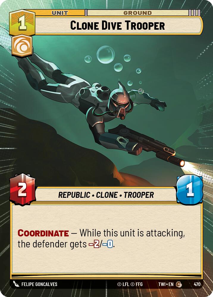 Clone Dive Trooper (470) (Hyperspace) (470) [Twilight of the Republic] | Shuffle n Cut Hobbies & Games