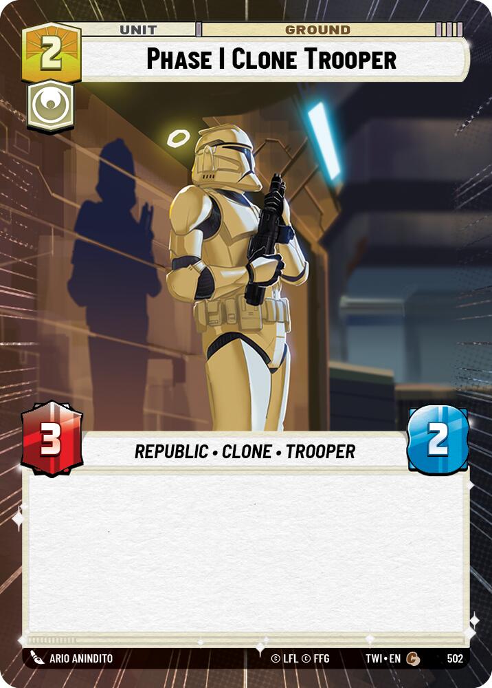 Phase I Clone Trooper (502) (Hyperspace) (502) [Twilight of the Republic] | Shuffle n Cut Hobbies & Games