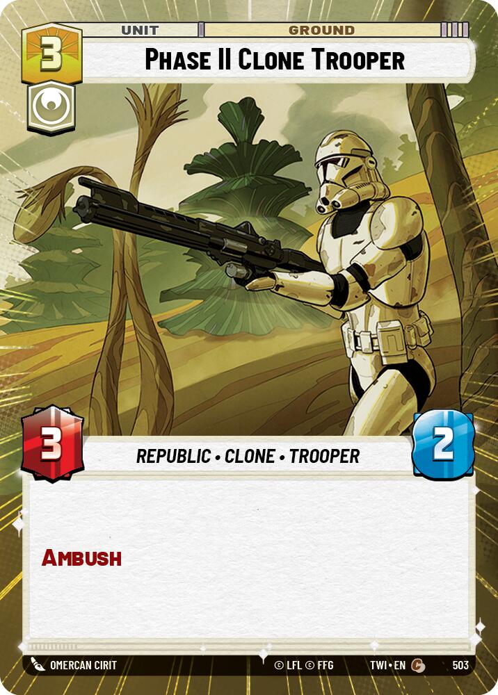 Phase II Clone Trooper (503) (Hyperspace) (503) [Twilight of the Republic] | Shuffle n Cut Hobbies & Games