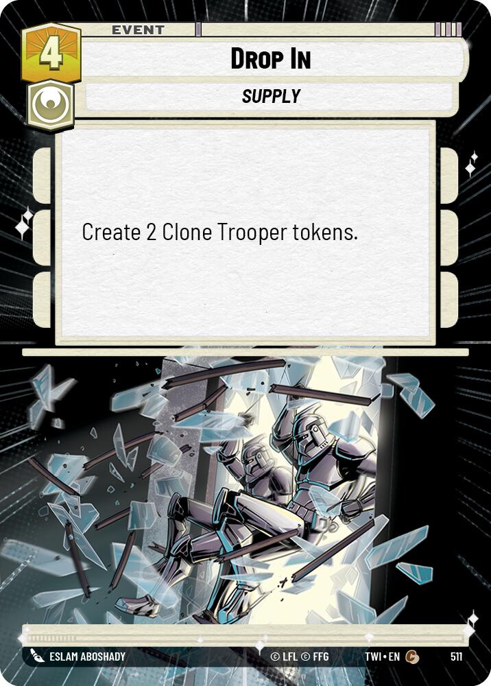 Drop In (511) (Hyperspace) (511) [Twilight of the Republic] | Shuffle n Cut Hobbies & Games