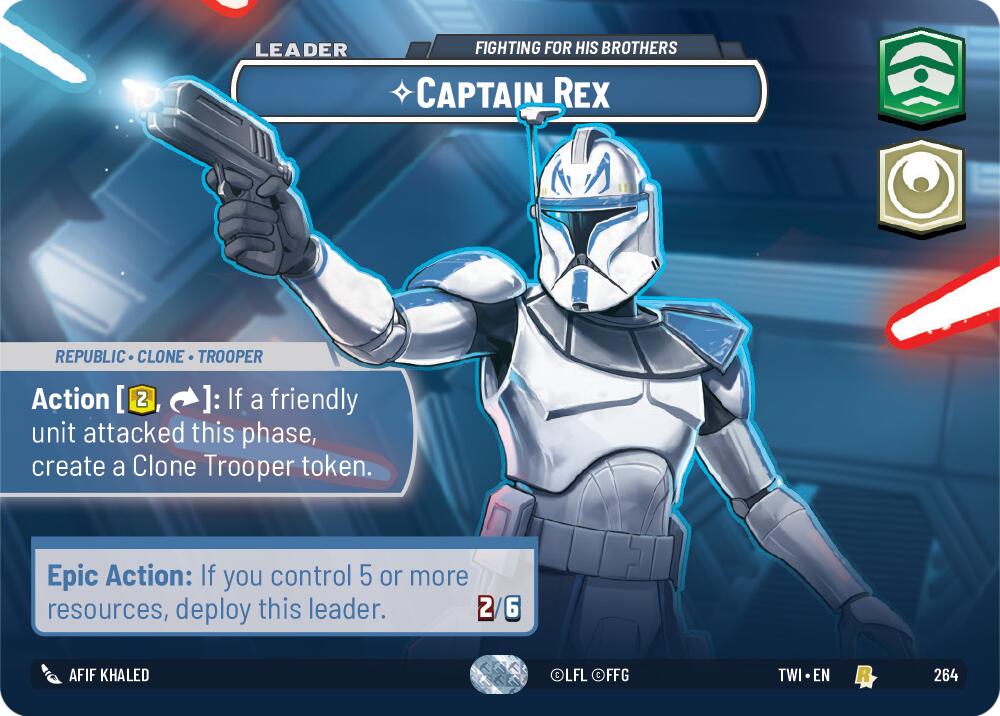 Captain Rex - Fighting For His Brothers (264) (Showcase) (264) [Twilight of the Republic] | Shuffle n Cut Hobbies & Games