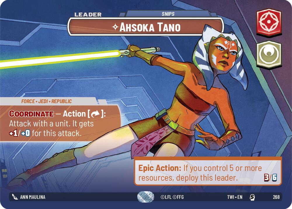 Ahsoka Tano - Snips (268) (Showcase) (268) [Twilight of the Republic] | Shuffle n Cut Hobbies & Games