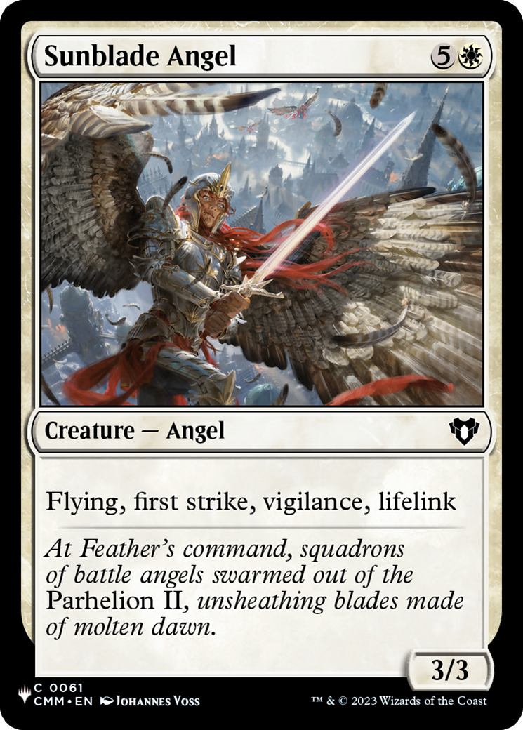 Sunblade Angel [The List] | Shuffle n Cut Hobbies & Games