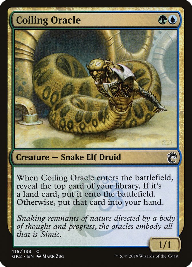 Coiling Oracle [Ravnica Allegiance Guild Kit] | Shuffle n Cut Hobbies & Games