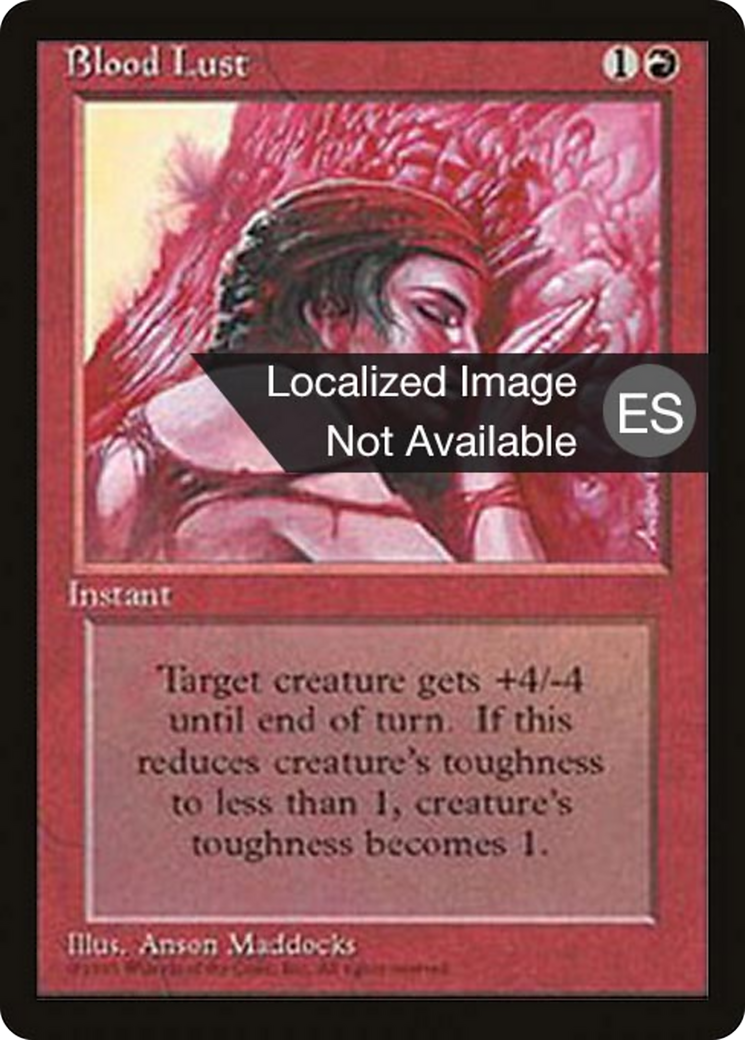 Blood Lust [Fourth Edition Foreign Black Border] | Shuffle n Cut Hobbies & Games