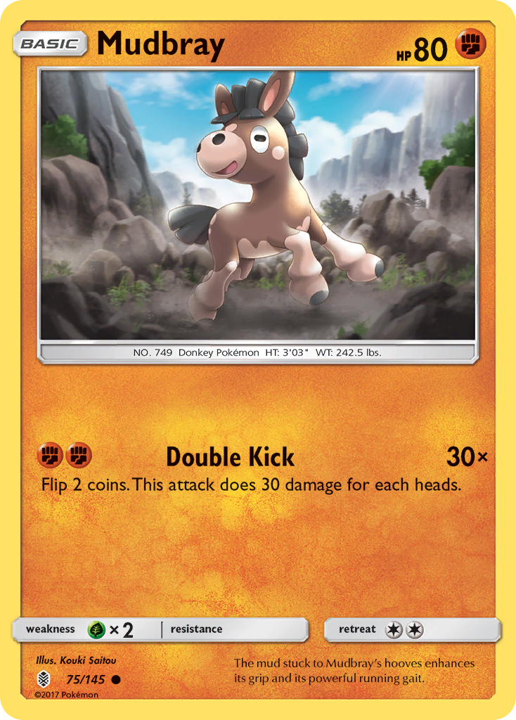 Mudbray (75/145) [Sun & Moon: Guardians Rising] | Shuffle n Cut Hobbies & Games