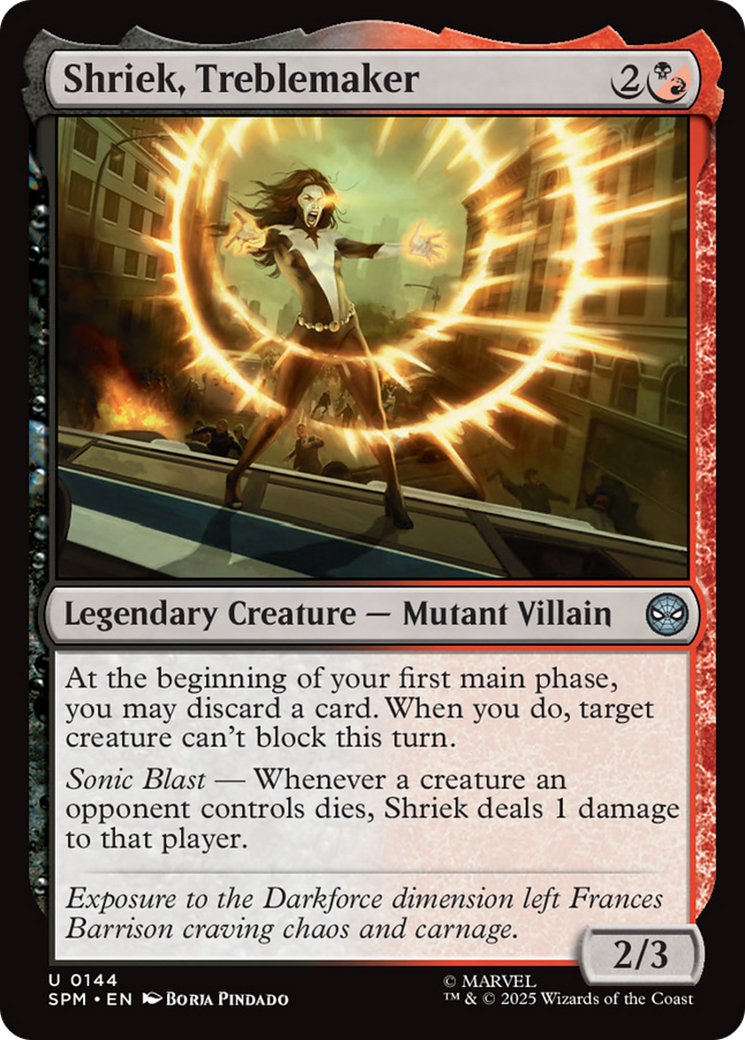 Shriek, Treblemaker [Marvel's Spider-Man] | Shuffle n Cut Hobbies & Games