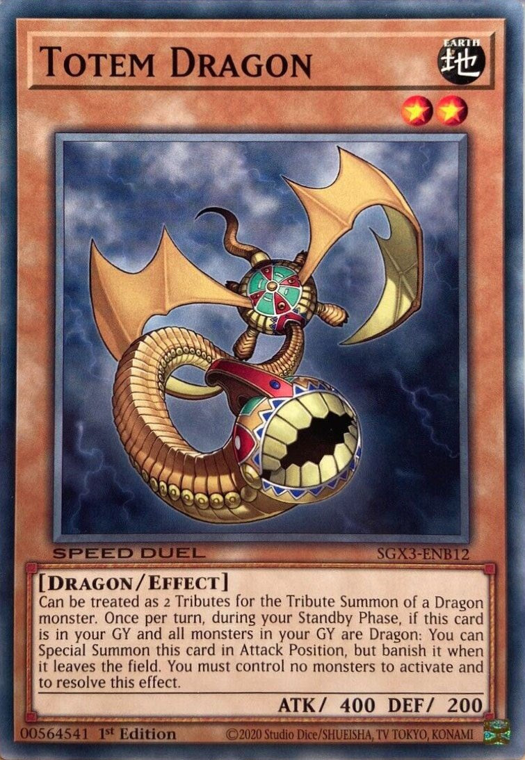 Totem Dragon [SGX3-ENB12] Common | Shuffle n Cut Hobbies & Games