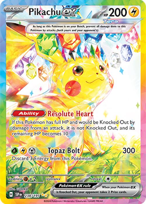 Pikachu ex (238/191) [Scarlet & Violet: Surging Sparks] | Shuffle n Cut Hobbies & Games