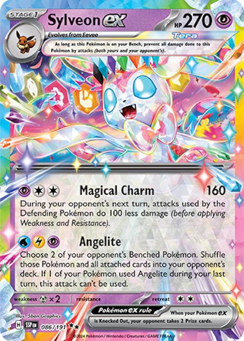 Sylveon ex (086/191) [Scarlet & Violet: Surging Sparks] | Shuffle n Cut Hobbies & Games