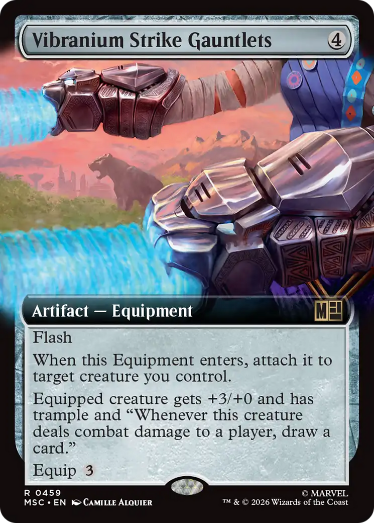 Vibranium Strike Gauntlets (Extended Art) [Marvel Super Heroes Commander] | Shuffle n Cut Hobbies & Games