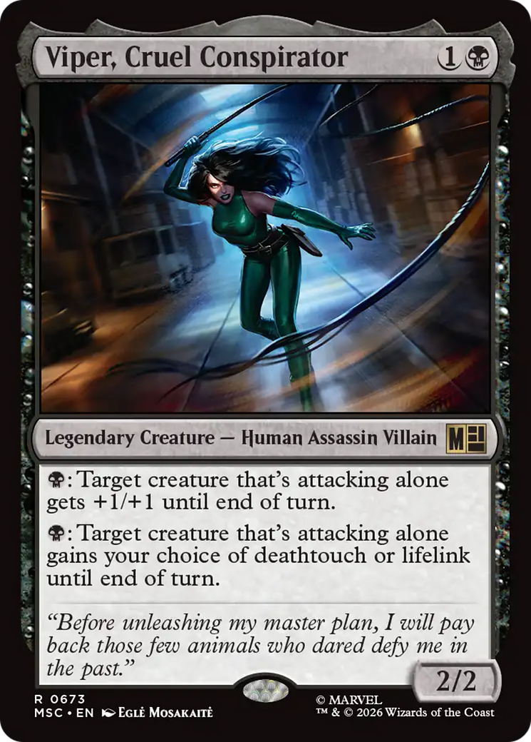 Viper, Cruel Conspirator [Marvel Super Heroes Commander] | Shuffle n Cut Hobbies & Games