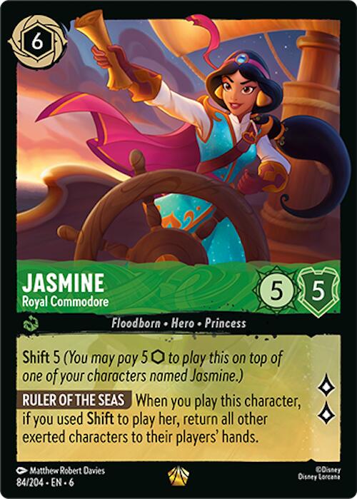 Jasmine - Royal Commodore (84/204) [Azurite Sea] | Shuffle n Cut Hobbies & Games