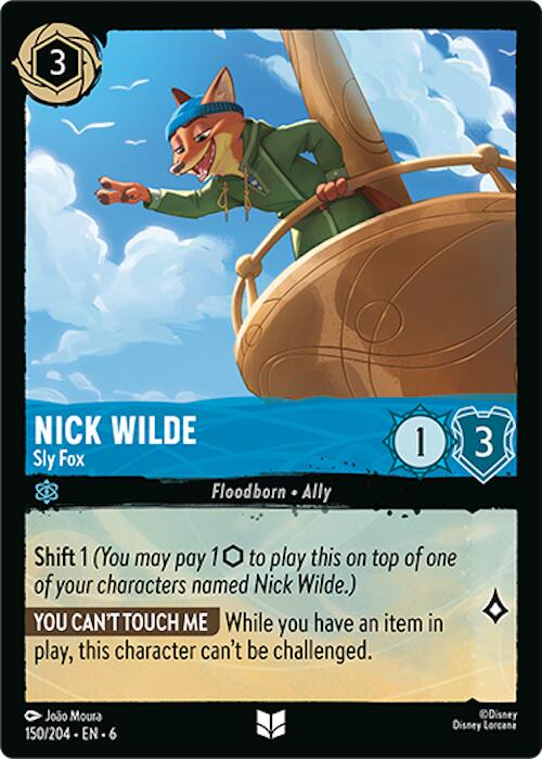 Nick Wilde - Sly Fox (150/204) [Azurite Sea] | Shuffle n Cut Hobbies & Games