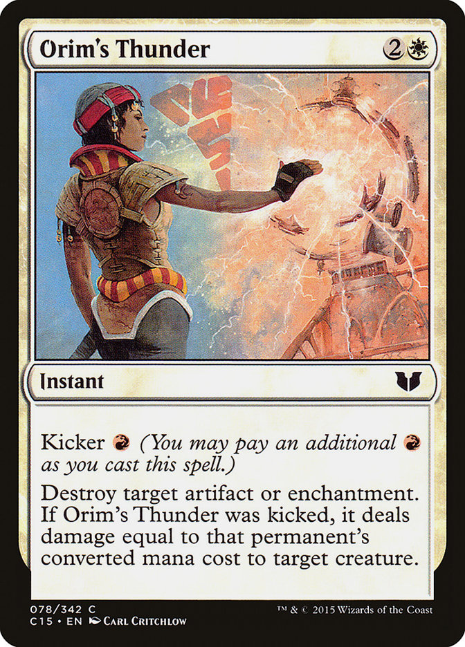Orim's Thunder [Commander 2015] | Shuffle n Cut Hobbies & Games