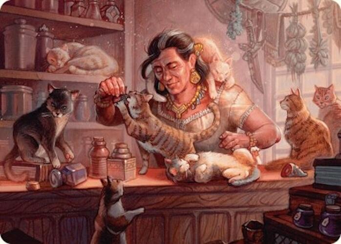 Cat Collector Art Card (1/54) [Foundations Art Series] | Shuffle n Cut Hobbies & Games