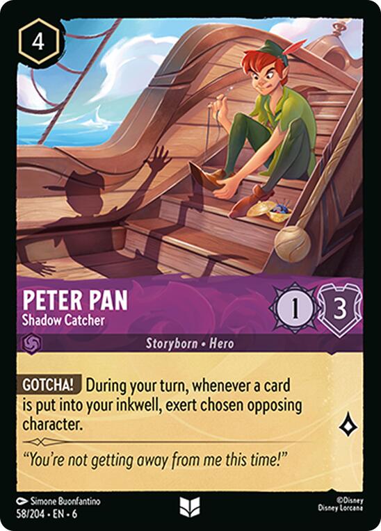 Peter Pan - Shadow Catcher (58/204) [Azurite Sea] | Shuffle n Cut Hobbies & Games