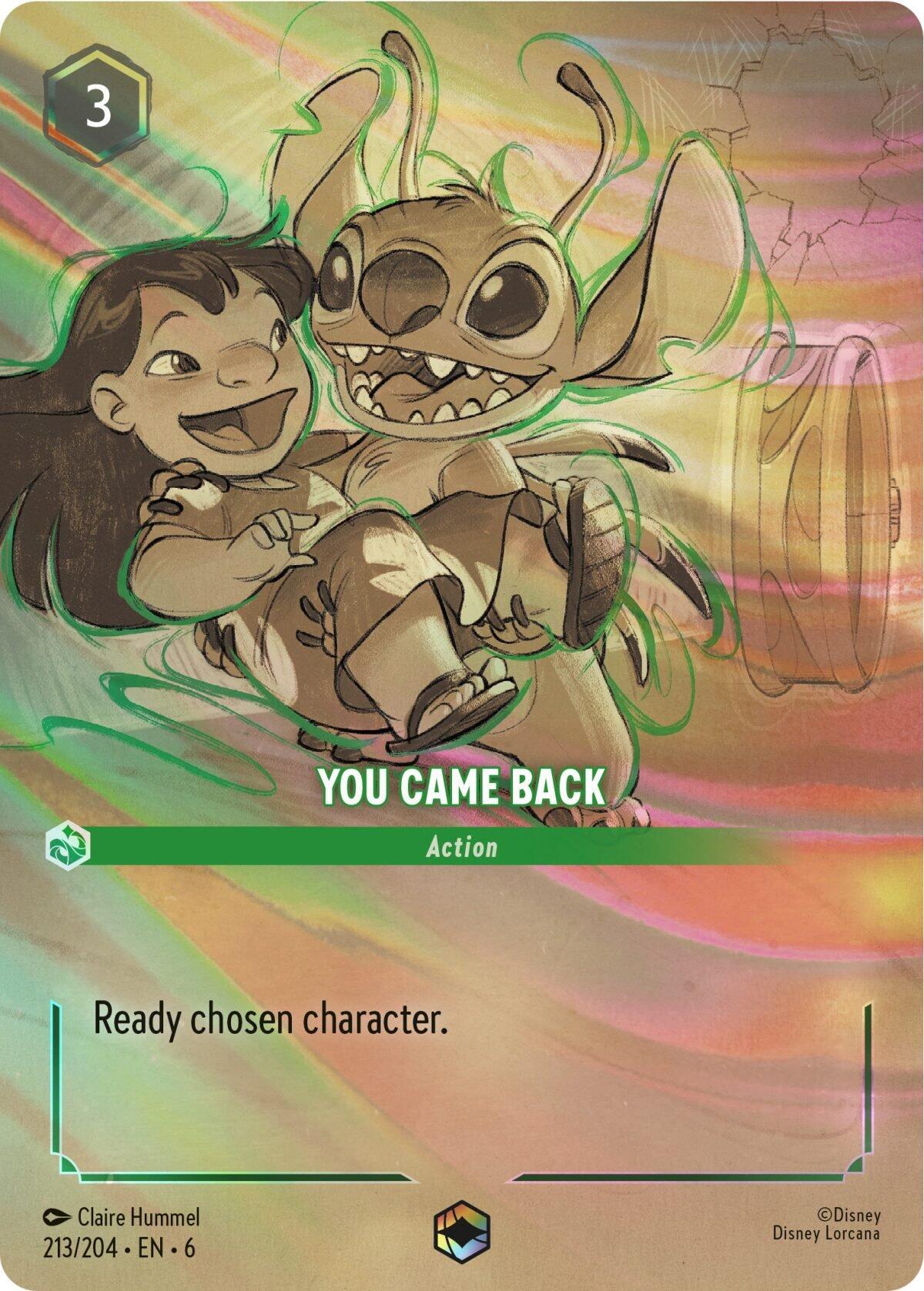 You Came Back (Enchanted) (213/204) [Azurite Sea] | Shuffle n Cut Hobbies & Games
