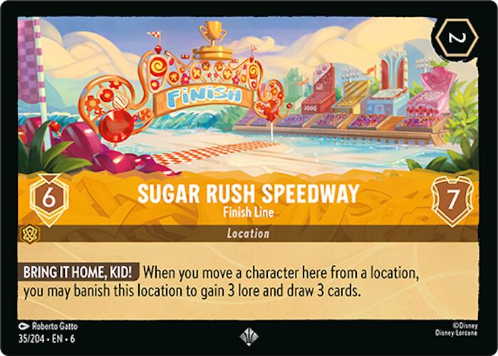 Sugar Rush Speedway - Finish Line (35/204) [Azurite Sea] | Shuffle n Cut Hobbies & Games