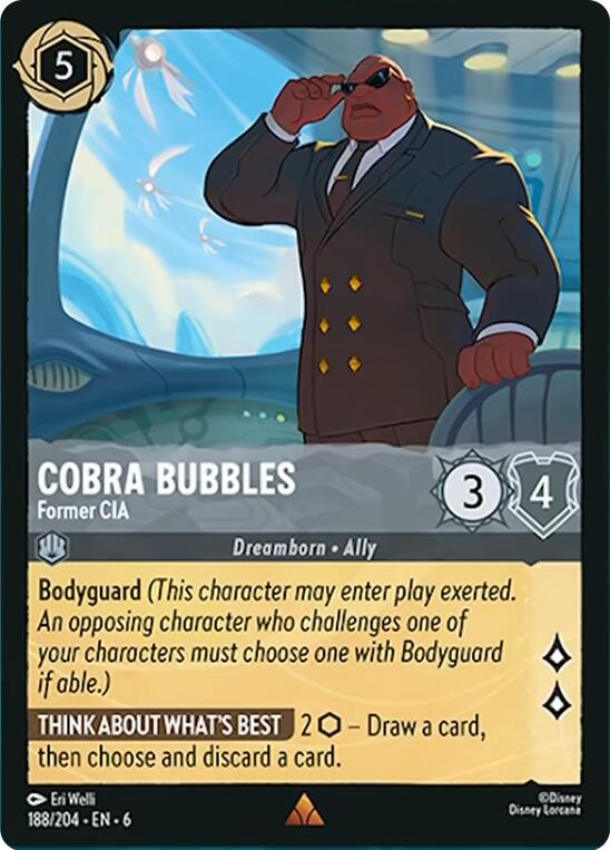Cobra Bubbles - Former CIA (188/204) [Azurite Sea] | Shuffle n Cut Hobbies & Games
