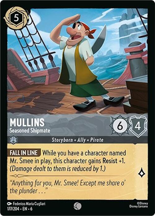 Mullins - Seasoned Shipmate (177/204) [Azurite Sea] | Shuffle n Cut Hobbies & Games