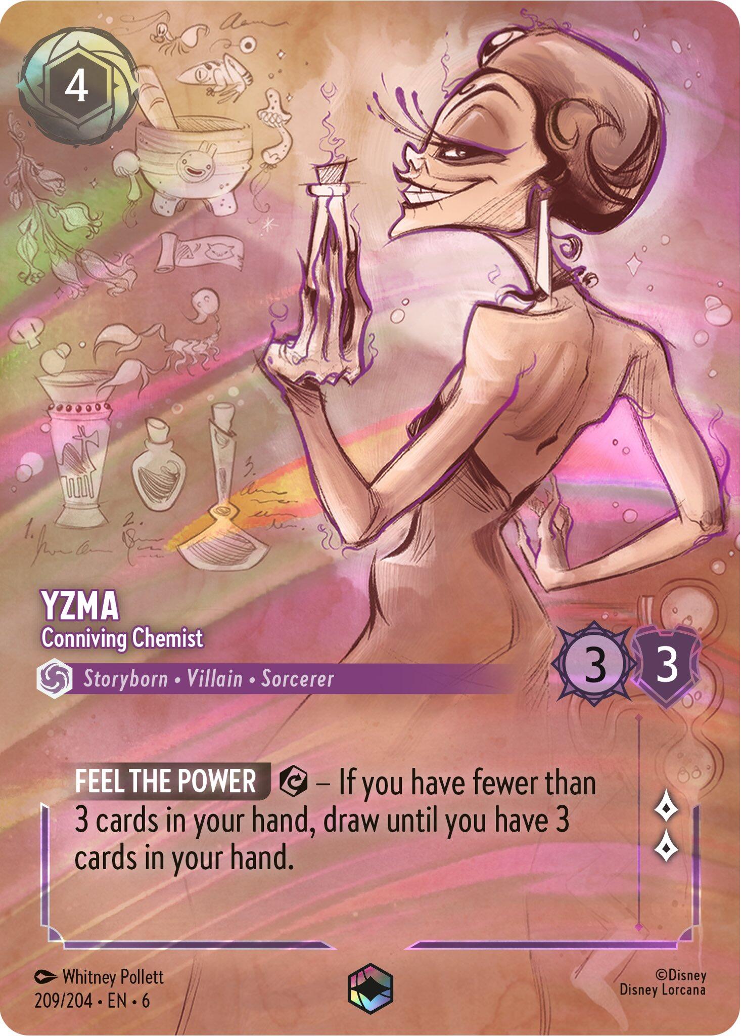 Yzma - Conniving Chemist (Enchanted) (209/204) [Azurite Sea] | Shuffle n Cut Hobbies & Games
