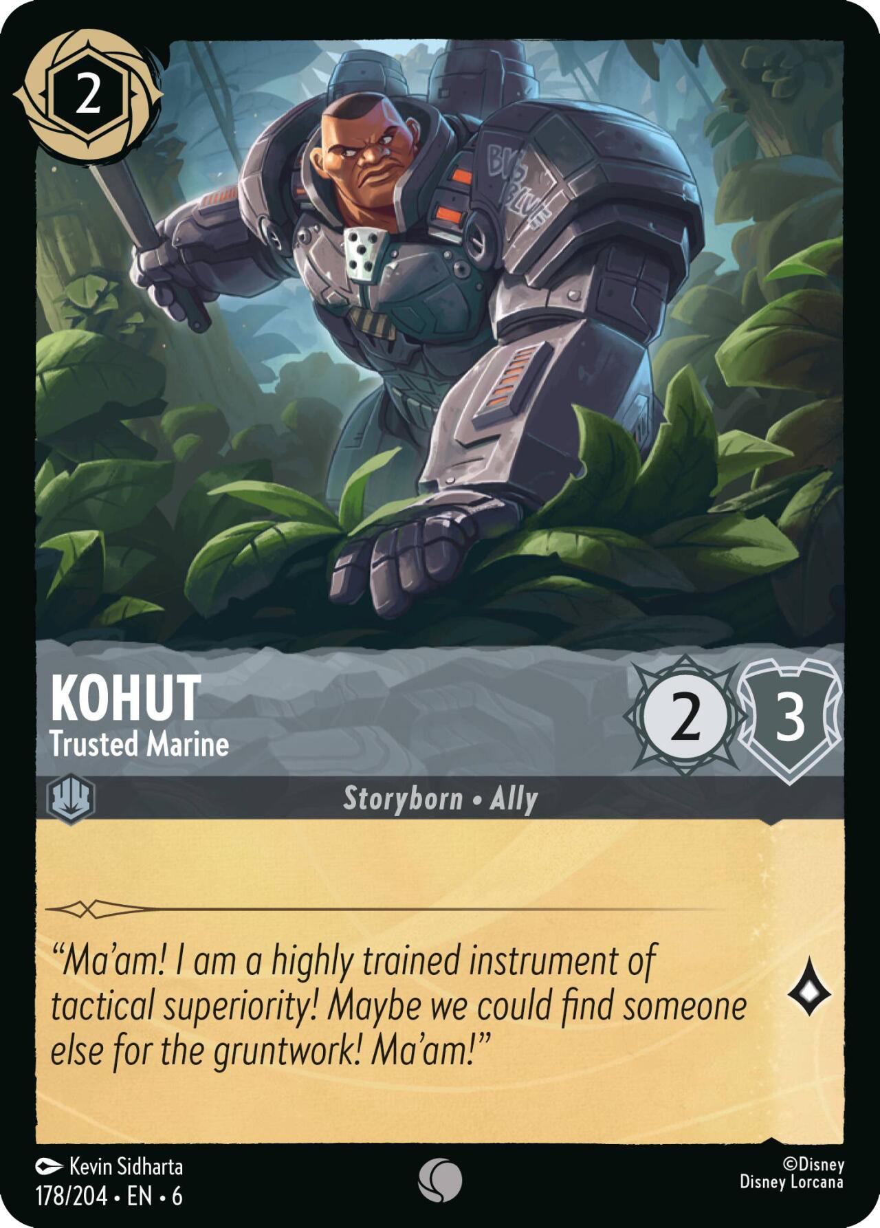 Kohut - Trusted Marine (178/204) [Azurite Sea] | Shuffle n Cut Hobbies & Games