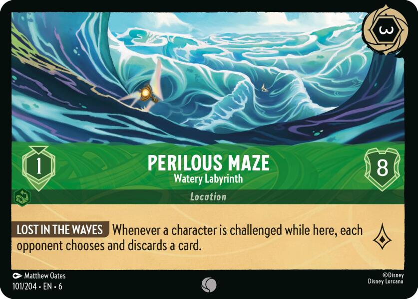 Perilous Maze - Watery Labyrinth (101/204) [Azurite Sea] | Shuffle n Cut Hobbies & Games
