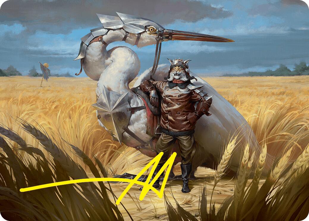 Skyknight Squire Art Card (4/54) (Gold-Stamped Signature) [Foundations Art Series] | Shuffle n Cut Hobbies & Games