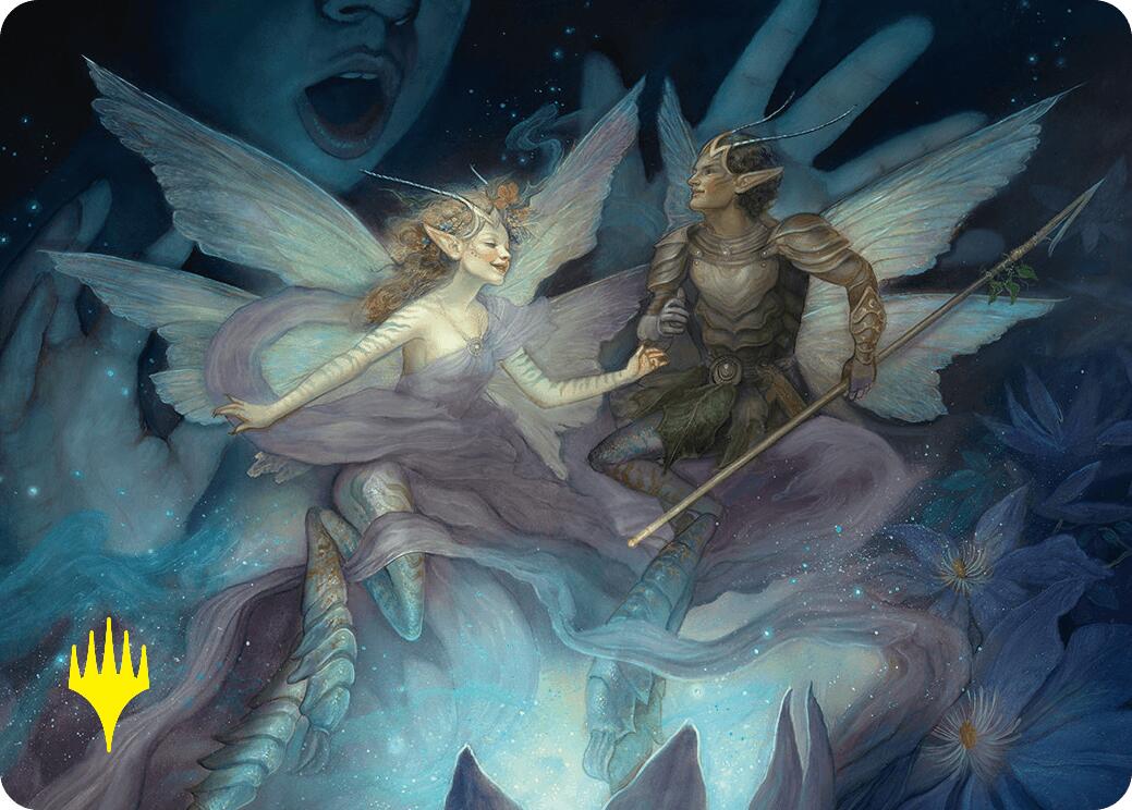 Faebloom Trick Art Card (6/54) (Gold-Stamped Signature) [Foundations Art Series] | Shuffle n Cut Hobbies & Games