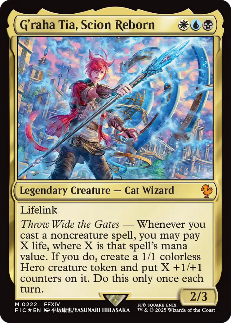 G'raha Tia, Scion Reborn (Surge Foil) [FINAL FANTASY Commander] | Shuffle n Cut Hobbies & Games