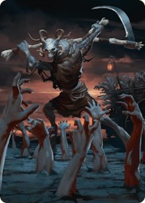 Abyssal Harvester Art Card (34/54) [Foundations Art Series] | Shuffle n Cut Hobbies & Games